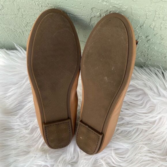 Vionic Women's Ballet Flats Size 9 Tan Snake Print Bow Detail Casual - Picture 6 of 10